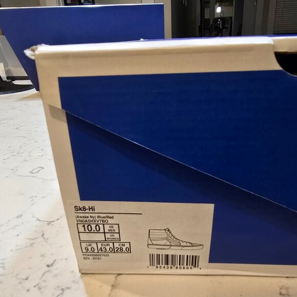 Vans x Awake Special Collab Edition Sk8-HI Blue/Red Size 10 SK8-HI NEW RARE SHOE - Picture 12 of 16